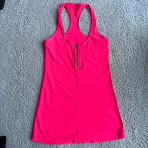 Lululemon hot pink tank. Vintage Lulu in size 4.